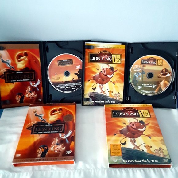 Walt Disney DVD Lot; The Lion King Platinum Edition & The Lion King 1 1/2 - Picture 3 of 7